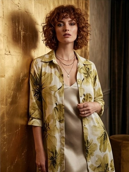 Floral Shirt Dress