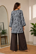 Black Short Kurta and Plazzo